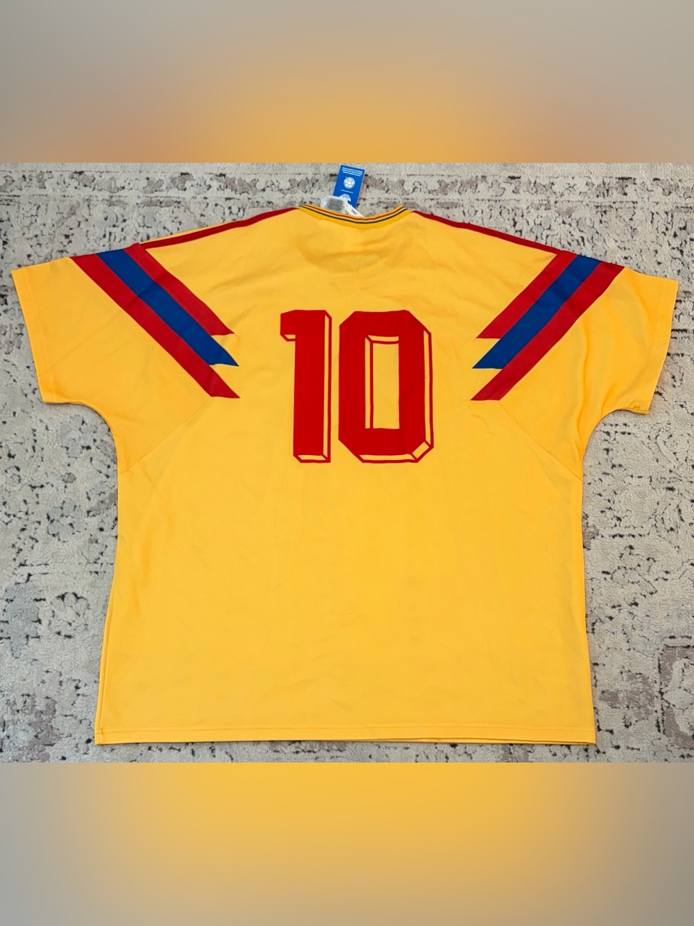 Adidas Official Colombia National Team 1990 Yellow JN3713 Jersey Men’s Sz: XXL